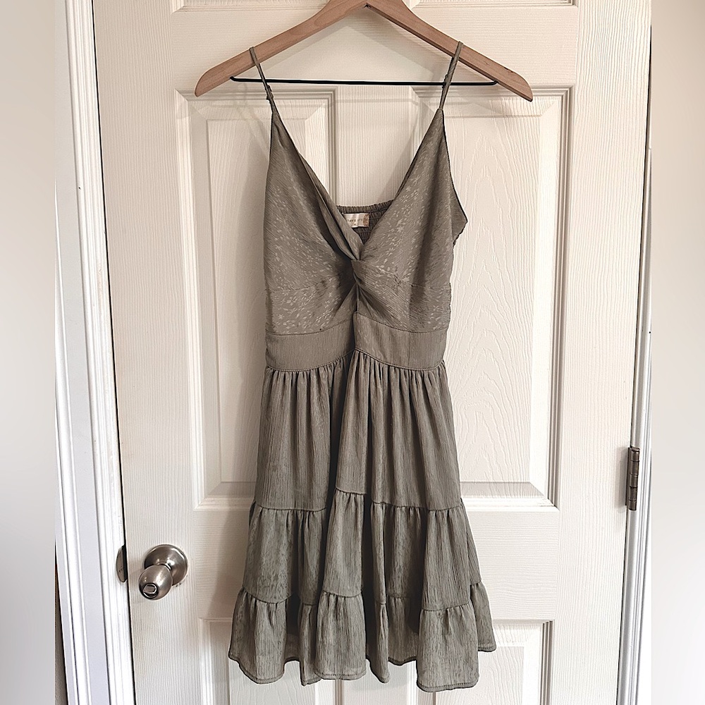 Altar’d State Sage green minidress
